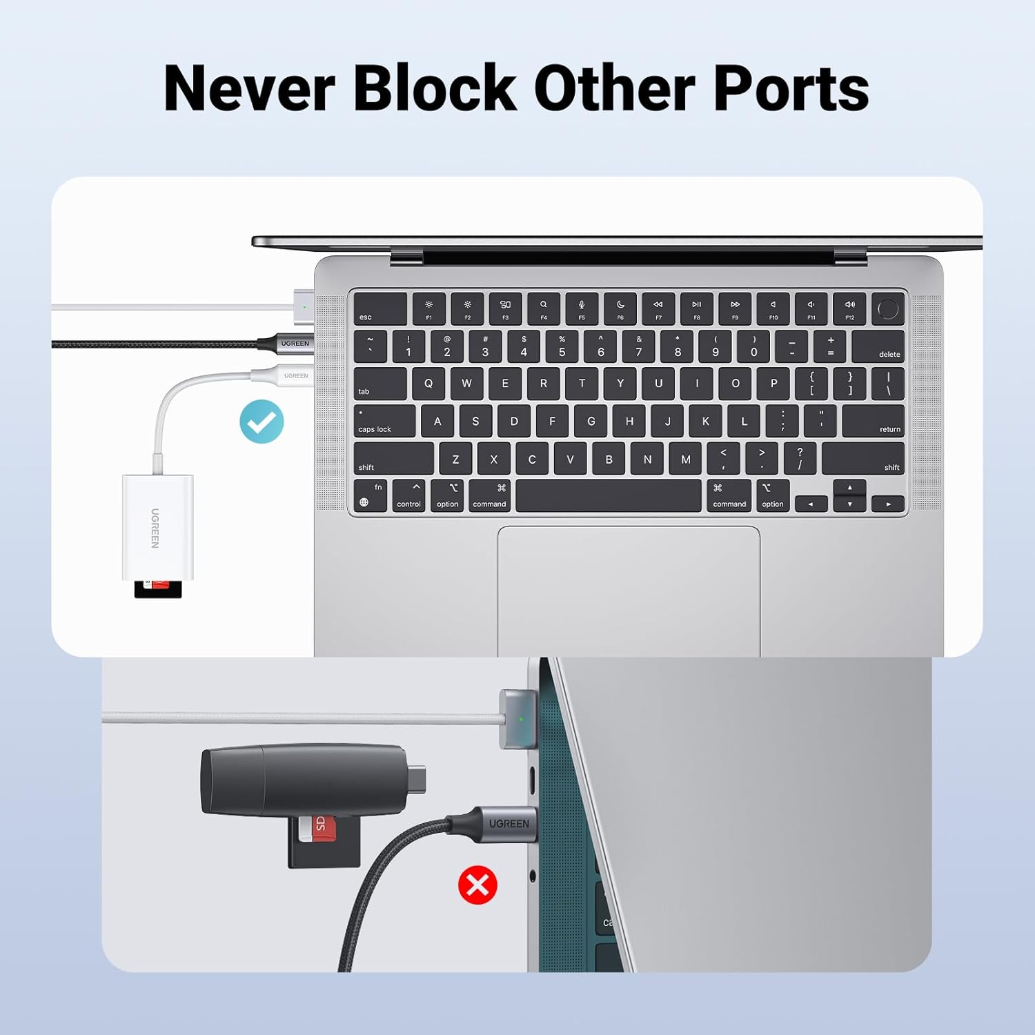 Ugreen 35506, Đầu đọc thẻ SD/TF USB 3.0 chuẩn Type-C cao cấp (hỗ trợ thẻ 2TB)